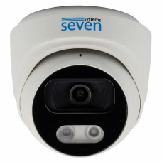 IP-відеокамера 4 Мп вулична/внутрішня SEVEN IP-7214PA white (2,8)