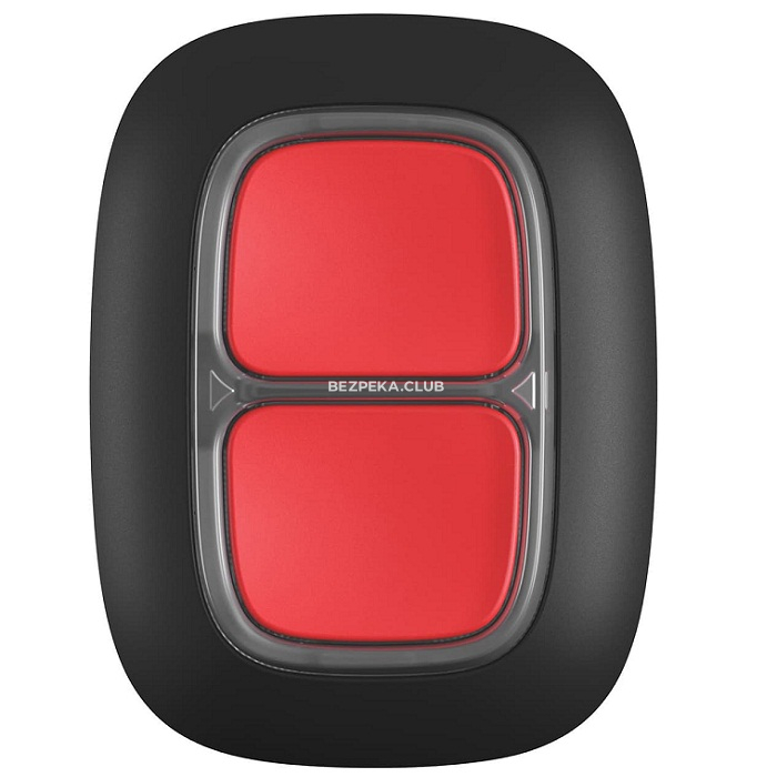 Тривожна кнопка Ajax DoubleButton black