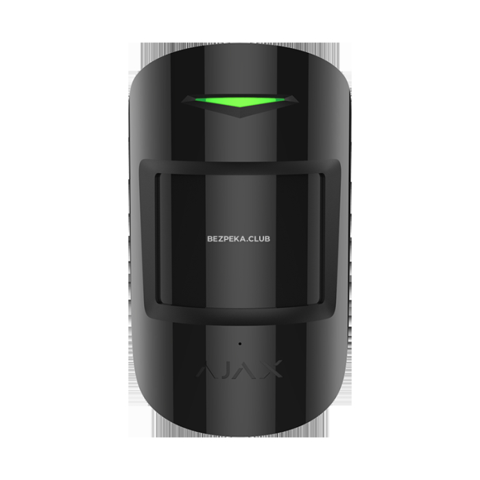 Бездротовий датчик руху та розбиття Ajax CombiProtect black