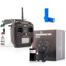 FPV пульт RadioMaster TX12 MKII ELRS M2 з акумулятором ViPow