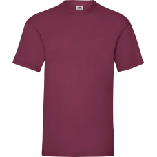 Футболка чоловіча Fruit of the Loom Valueweight Бордовый 2XL