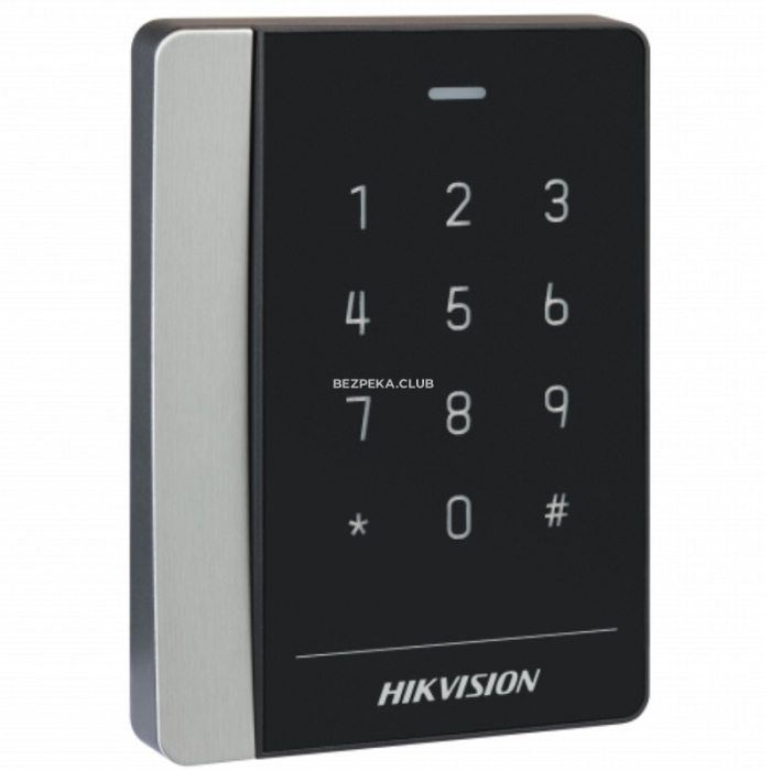 Кодова клавіатура Hikvision DS-K1102AEK зі зчитувачем карток EM Marine