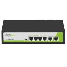 4-портовый PoE коммутатор ZKTeco ZK-PoE42N-55W