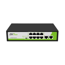 8-портовый PoE коммутатор ZKTeco ZK-PoE82N-120W