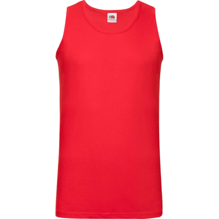 Майка Fruit of the Loom Valueweight Athletic Vest Красный XL