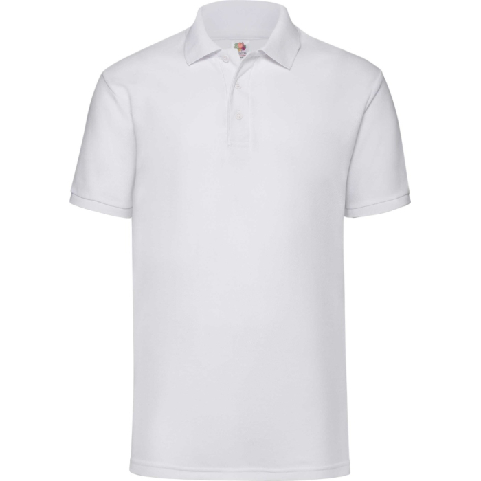 Теніска Fruit of the Loom Original Polo Белый 2XL