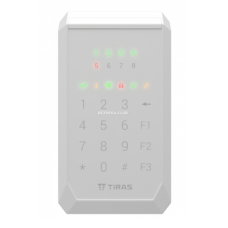 Кодова клавіатура Tiras K-PAD8+ white для керування охоронною системою Orion NOVA II