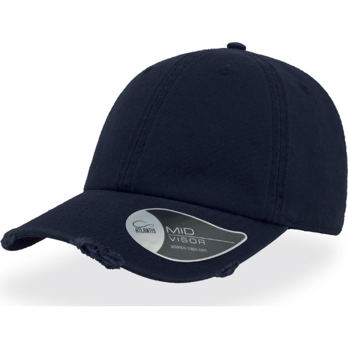 Кепка Atlantis DAD HAT DESTROYED Темно-синій 58 см
