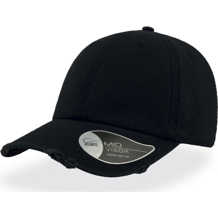 Кепка Atlantis DAD HAT DESTROYED Черный 58 см