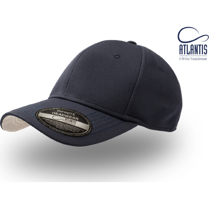 Кепка Atlantis Birdie Темно-синий с Серым 58 см