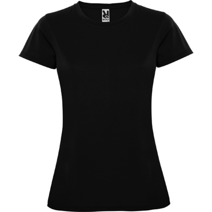 Футболка Roly Montecarlo\woman Черный 2XL