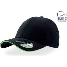 Кепка Atlantis CADDY Черный с Зеленым S/M