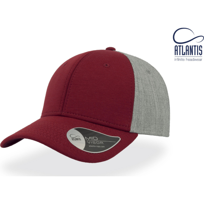 Кепка Atlantis Contest Бордовый 58 см