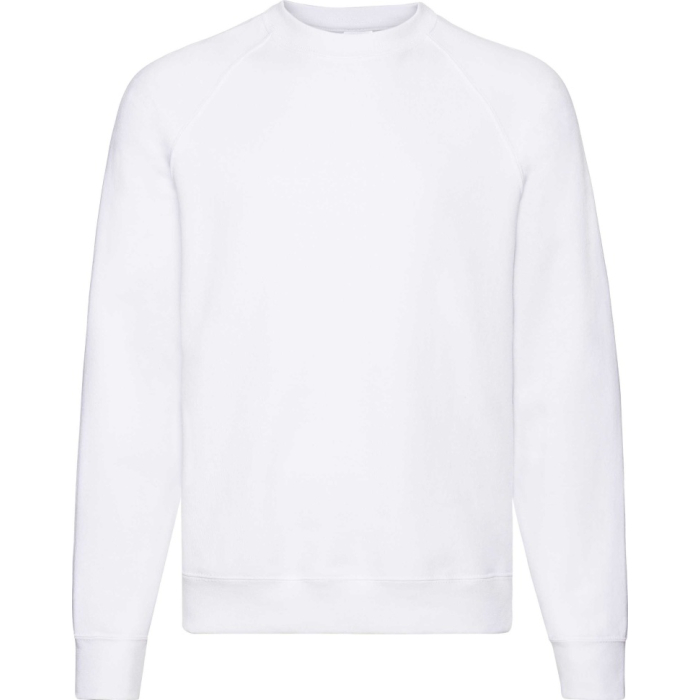 Світшот Fruit of the Loom Raglan Sweat Белый М