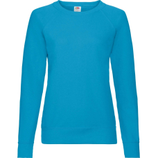 Світшот Fruit of the Loom Lightweight Raglan Sweat Ladies Ярко-Синий XS