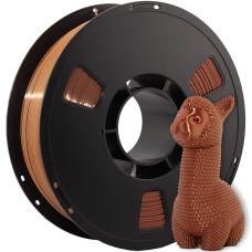 SILK PLA Dual Color-пластик для 3D-принтера 1.75mm 1кг Золотий Мідний