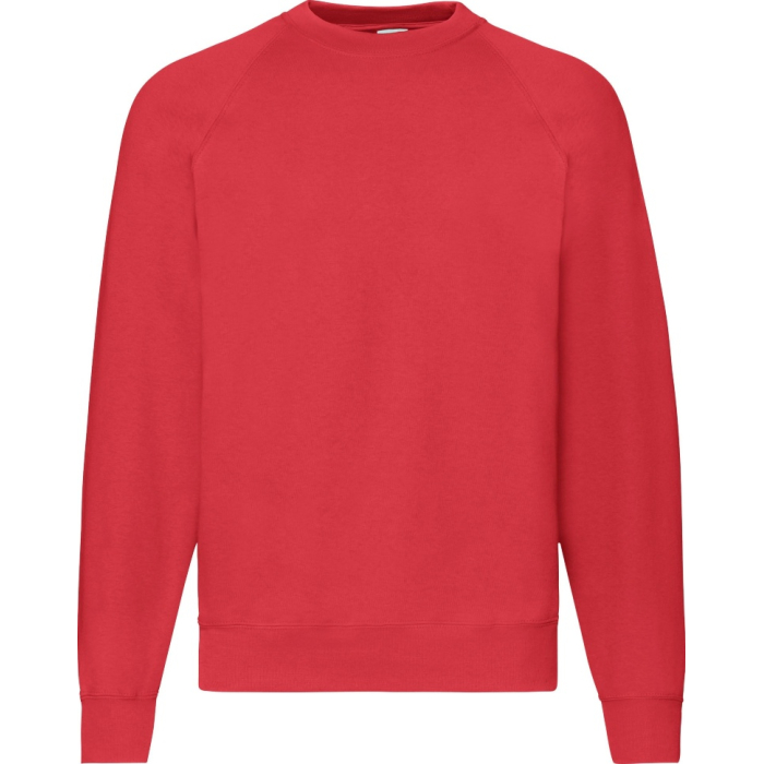 Світшот Fruit of the Loom Raglan Sweat Красный L