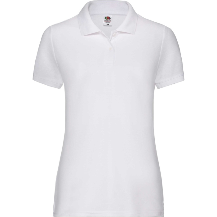 Теніска Fruit of the Loom 65:35 Polo Ladies Белый XS