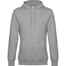 Худі B&C KING Hooded Серый Меланж XL