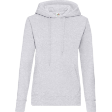 Худі Fruit of the Loom Hooded Sweat Ladies Серый Меланж XS