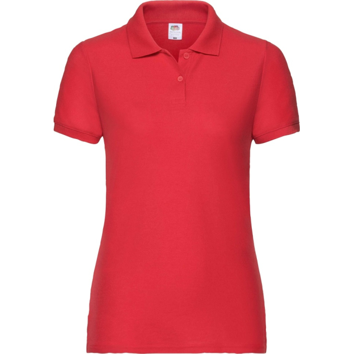Теніска Fruit of the Loom 65:35 Polo Ladies Красный XL