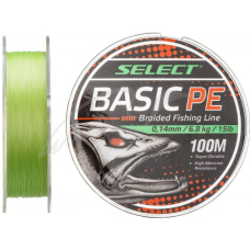 Шнур Select Basic PE 100m (салат.) 0.12mm 12LB/5.6kg