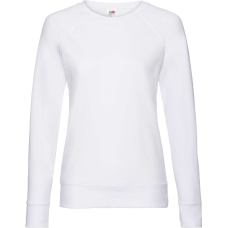 Світшот Fruit of the Loom Lightweight Raglan Sweat Ladies Белый М