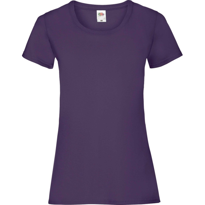 Футболка Fruit of the Loom Valueweight Ladies Фиолетовый XL