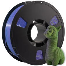 SILK PLA Tri Color-пластик для 3D-принтера 1.75mm 1кг Синій Фіолетовий Жовтий