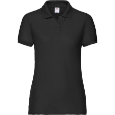 Теніска Fruit of the Loom 65:35 Polo Ladies Черный S