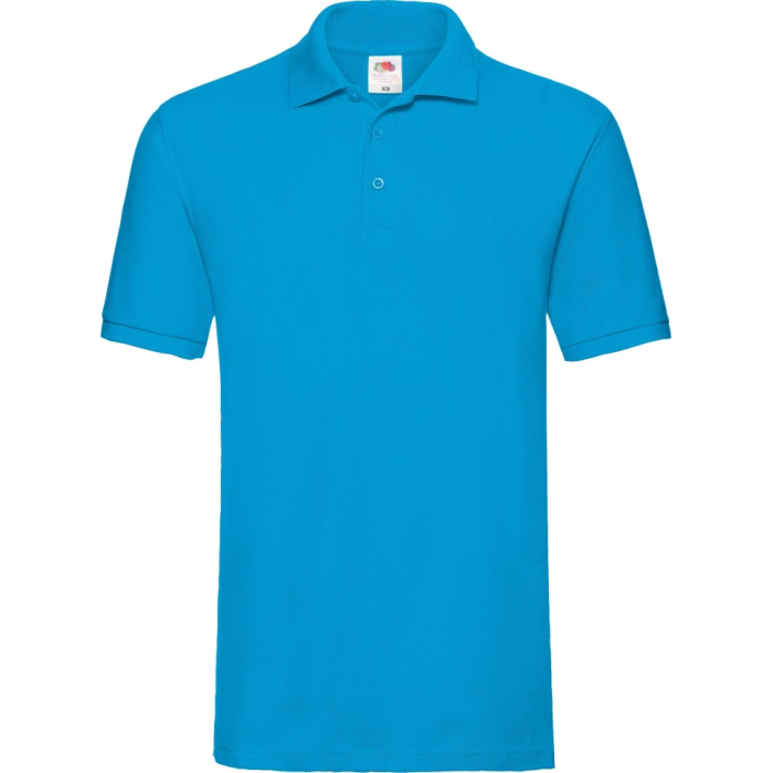 Теніска Fruit of the Loom Premium Polo Бирюзовый 2XL