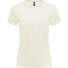 Футболка Roly Basset Organic\woman Бежевый S