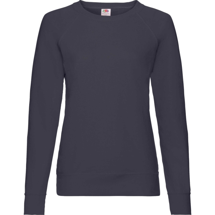 Світшот Fruit of the Loom Lightweight Raglan Sweat Ladies Глубокий Темно-Синий М