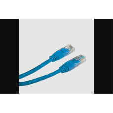 Патч-корд  E-server UTP,  0.5 м, кат. 5e - синій