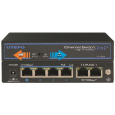 UTP3-SW04-TP60 - 4-портовий некерований POE комутатор - UTEPO