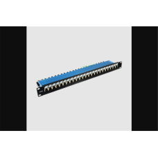 EPNew 6PLDN-F24BK - Патч-панель 19" 24xRJ-45 FTP, кат. 6, dual type, EPNew