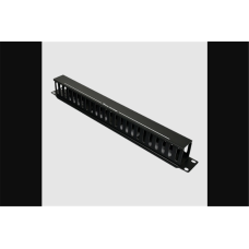 EPNew PLMN-060Z - Кабельний організатор 1U з кришкою, чорний, EPNew