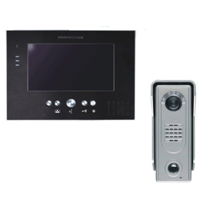 Комплект домофон + виклична панель MT373C-CK silver + SAC5C