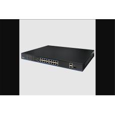 UTP3218TS-PSB - 16 портів 10/100 Мбіт/с PoE+ 2 порти Gigabit RJ-45 (1 порт комбінований SFP)