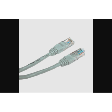 Патч-корд  E-server UTP,  0.5 м, кат. 5e - сірий