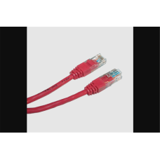 Патч-корд  E-server UTP,  0.5 м, кат. 5e - красний