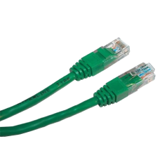 Патч-корд  E-server UTP,  0.5 м, кат. 5e - зелений