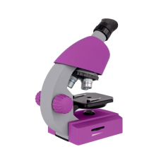 Мікроскоп Bresser Junior 40x-640x Purple з набором для дослідів і адаптером для смартфона (8851300GSF000)