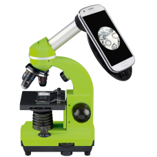 Мікроскоп Bresser Junior Biolux SEL 40x-1600x Green з адаптером для смартфона (8855600B4K000)